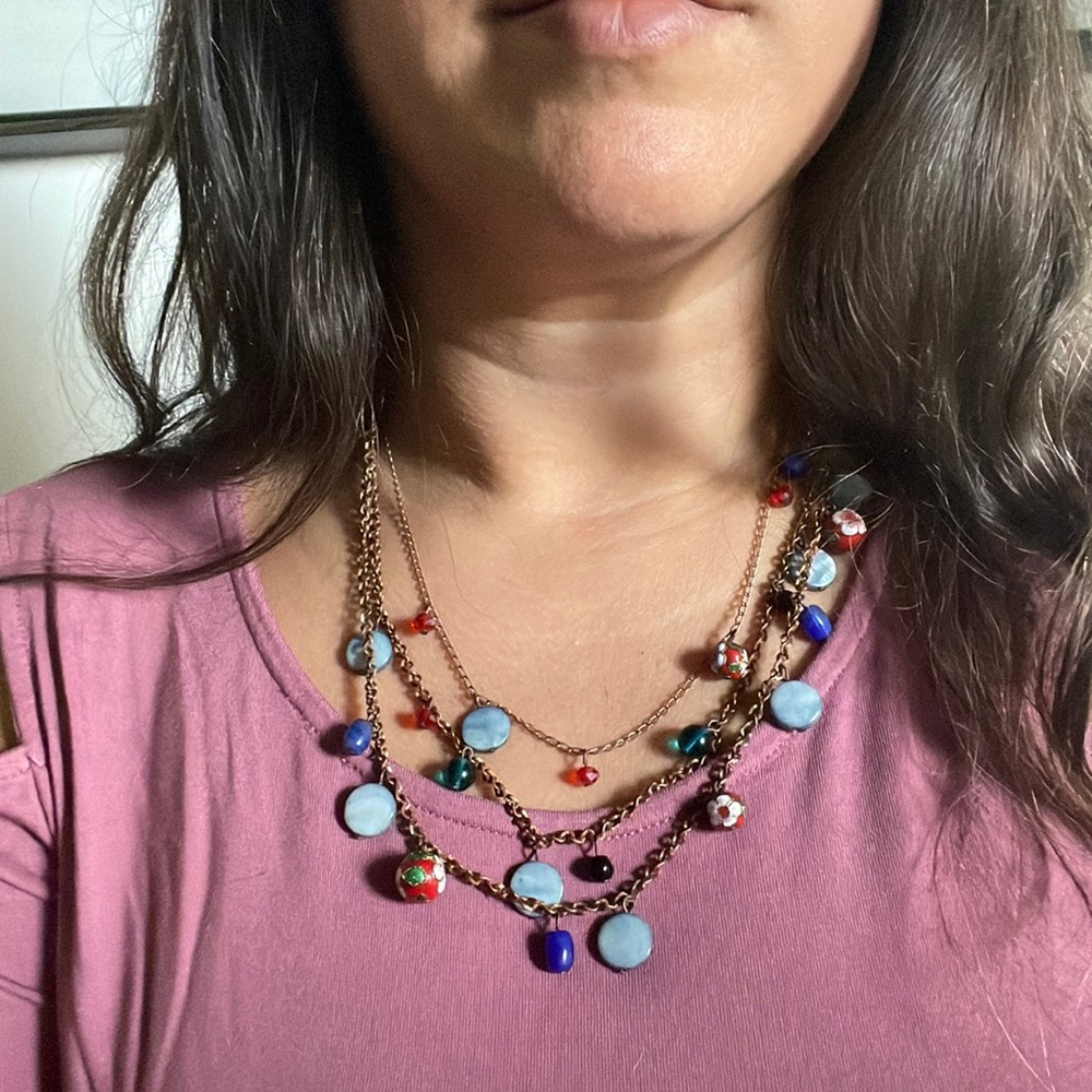 3/$25 🌟 multi strand necklace handmade by me